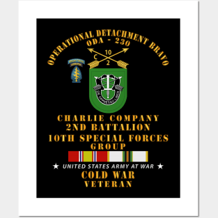 ODB 230 - C Co, 2nd Bn 10th SFG w COLD SVC Posters and Art